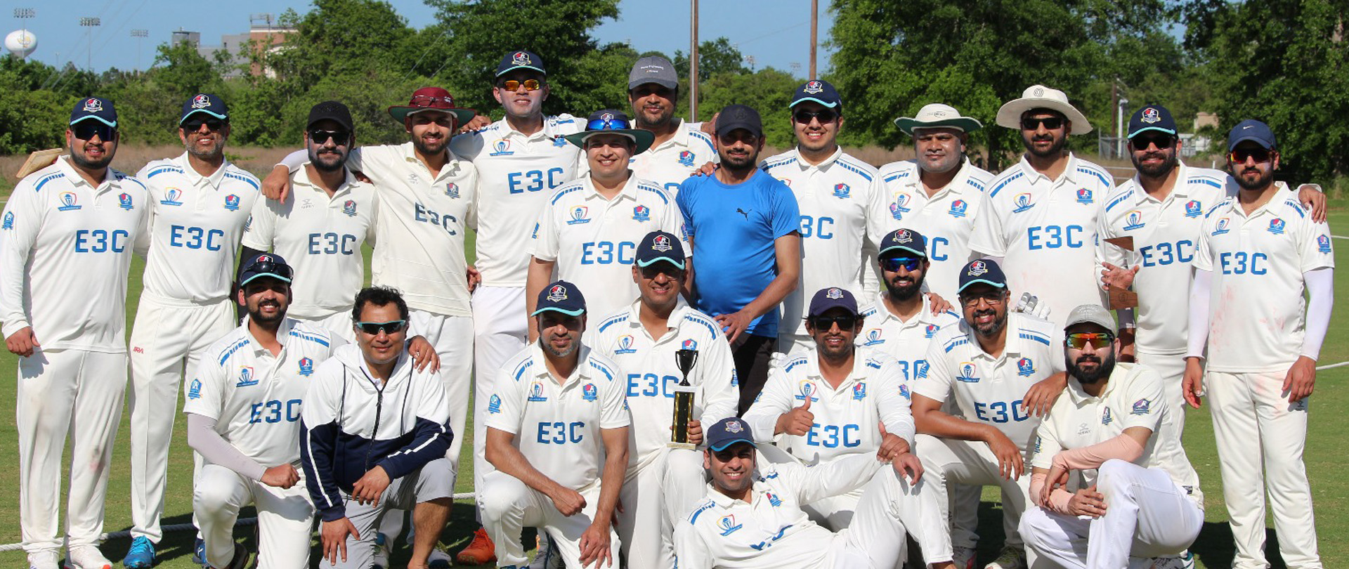 East Coast Cricket Club team in action